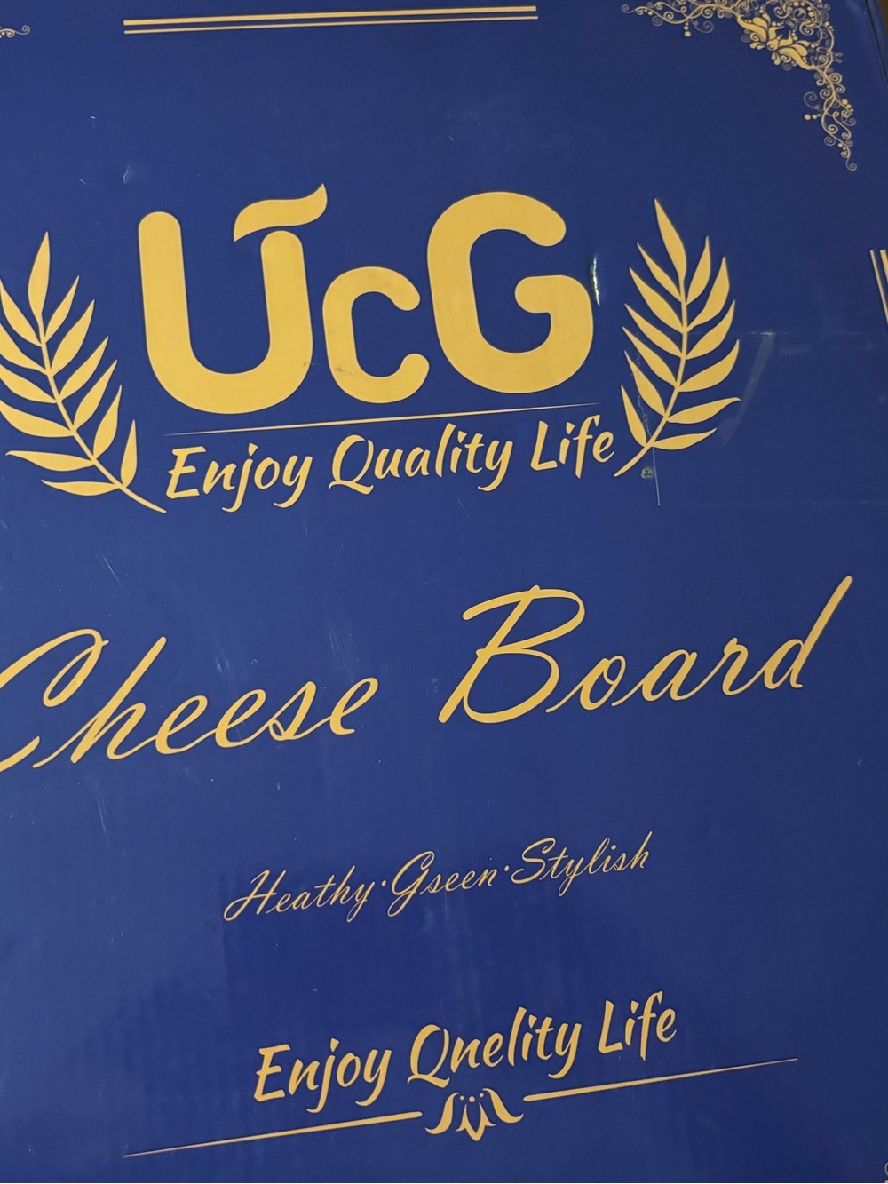 UcG Cheese Board